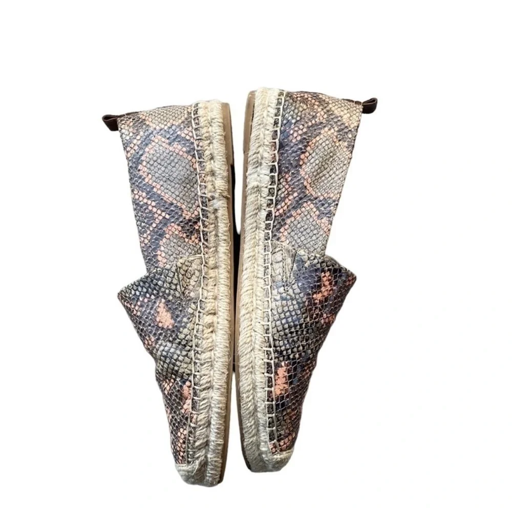 Sam Edelman Khloe Espadrille Flats snake print